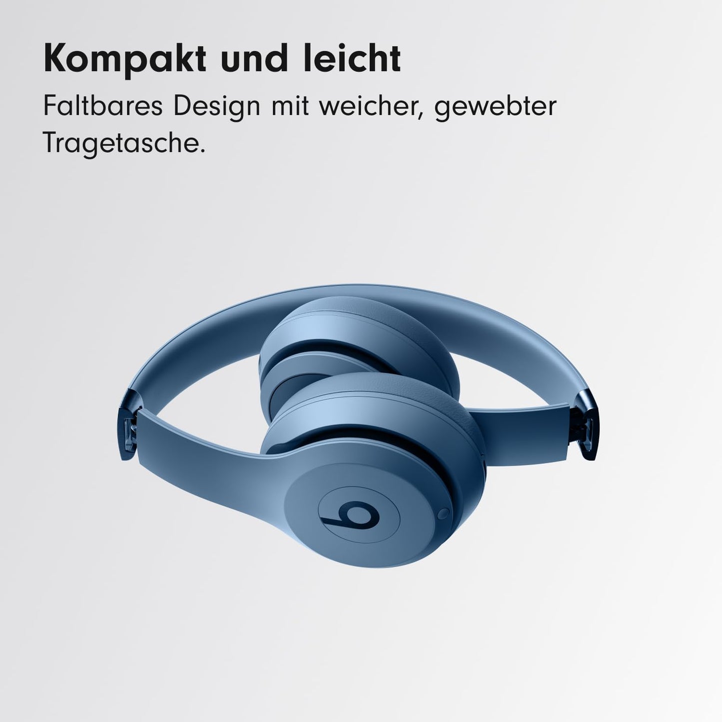 Beats Solo 4 - Kabelloser Bluetooth On-Ear Kopfhörer, Apple & Android kompatibel, Bis zu 50 Stunden Akkulaufzeit - Schieferblau